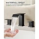 thumbnail image 2 of Grifo De Baño Matte Black Waterfall 3 Orificios 8 Pulgadas, 2 of 9