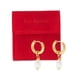 thumbnail image 1 of Pendientes de aro Hey Harper de acero inoxidable con recubrimiento PVD dorado de 14k, 1 of 9