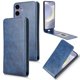 thumbnail image 5 of Funda tipo folio para Samsung Galaxy S24 Plus con soporte magnético y protección para la cámara Azul, 5 of 6