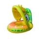 thumbnail image 1 of Flotador de Piscina Circular para Bebé con Sombrilla Verde, 1 of 2