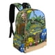 thumbnail image 2 of Jungla de la Intersección-theme Backpack, Campus style schoolbag Bookbag with Adjustable Shoulder Straps And Large Zip Compartment, Unisex Travel Bags.42x30x15cm, 2 of 6