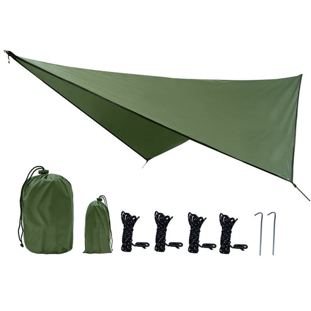 Hamaca impermeable y ligera, lona para tienda de campaña para acampar, hacer mochileros y hacer senderismo.