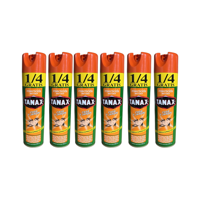 Tanax - Pack 6 Insecticida En Aerosol 220Cc Casa Y Jardin