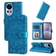 thumbnail image 3 of Funda tipo cartera FOXDOCK para Huawei Nova 14 , diseño girasol en relieve, cuero PU, cierre magnético, soporte y tarjetero, 3 of 5