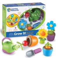 Learning Resources - Set De Jardinería Recursos De Aprendizaje ¡New Sprouts Grow It! 9 Piezas