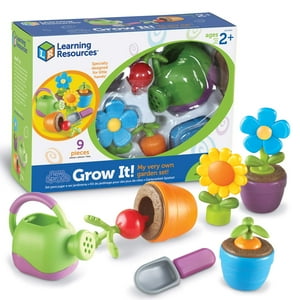 Learning Resources - Set De Jardinería Recursos De Aprendizaje ¡New Sprouts Grow It! 9 Piezas