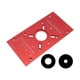 thumbnail image 5 of Placa de inserción para mesa de fresadora M8 Kit de base de elevación para fresadora Herramienta auxiliar de grabado Placa abatible para fresadora , Rojo, 5 of 5