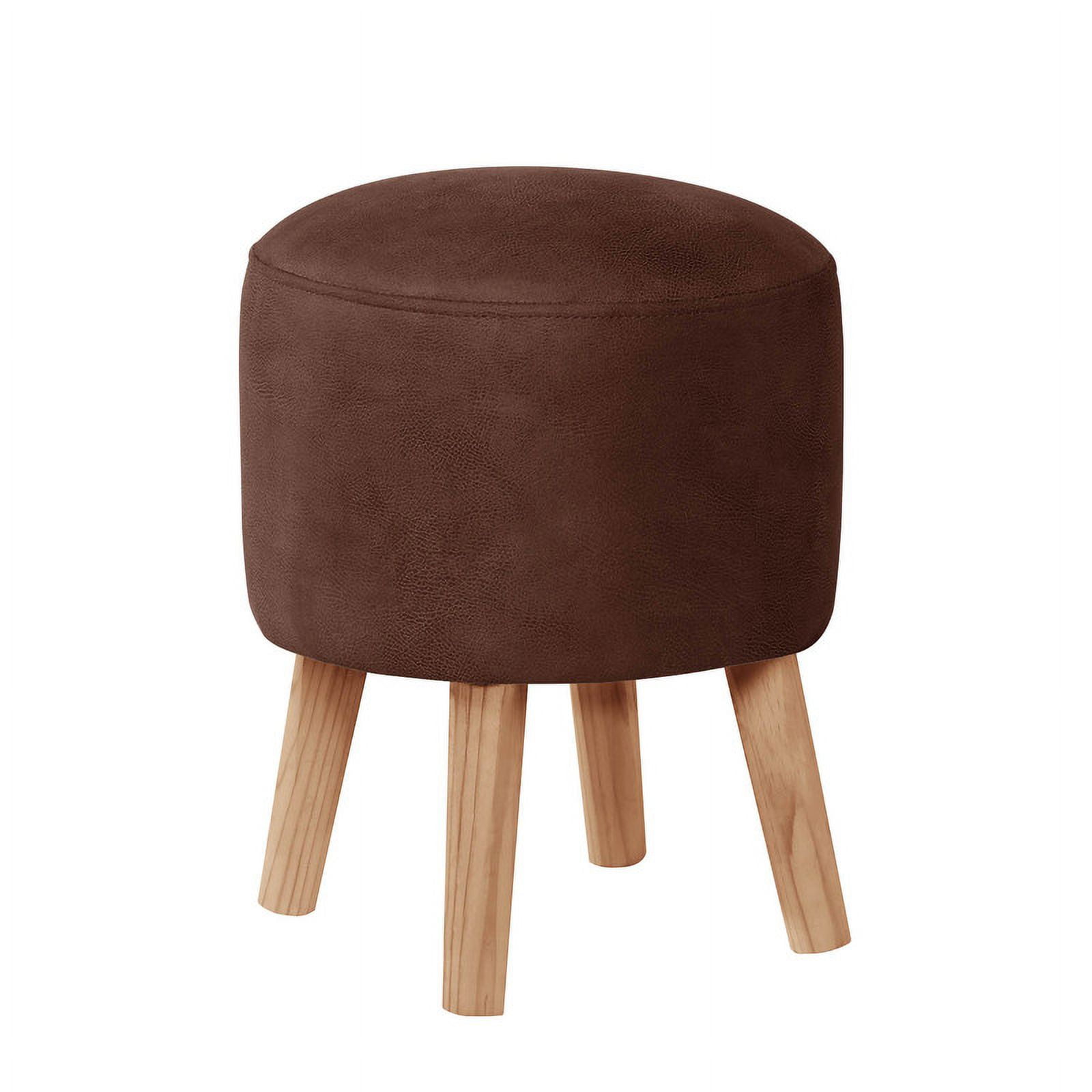 Latam Home - Pouf Nantes Cuero Kentucky Cafe Moro