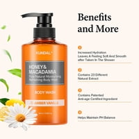 Kundal - Gel De Ducha Hidratante Con Aloe Vera Y Aceites Naturales Cosmético Coreano