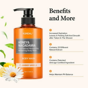 Kundal - Gel De Ducha Hidratante Con Aloe Vera Y Aceites Naturales Cosmético Coreano