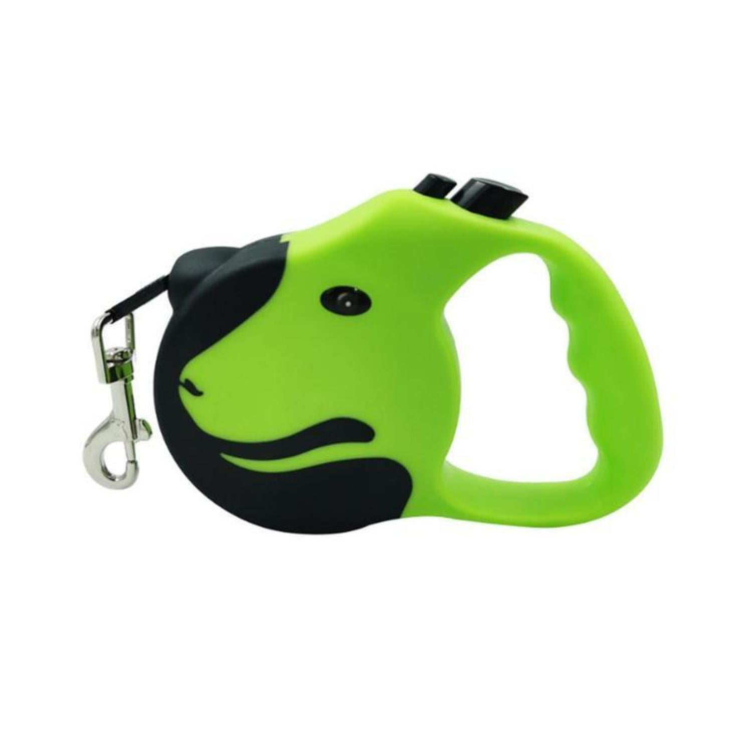 Total Upgrate - Cuerda Retráctil 5m Flexible Paseo De Perros Mascotas Verde