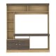 thumbnail image 2 of Estante Tv 52" 170,6X150X30,3 Cm Café Claro Y Café Oscuro, 2 of 8