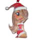 thumbnail image 2 of Adorno Navideño de Metal con Silueta Festiva de Mariah Carey, 2 of 3