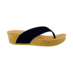 Sandalias Alquimia Negro Mujer | 6569-02 - Talla 39