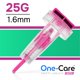 thumbnail image 2 of Lancetas ONE-CARE 25G x 1,6 mm 200/unidad con botón, 2 of 9