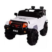 Genérico - Auto A Bateria Jeep 12V Control Blanco