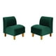 thumbnail image 1 of Set Poltrona Soft 1C Felpa 04 Verde Botella, 1 of 5