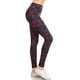 thumbnail image 3 of Leggings Largos Estilo Yoga con Estampado de Corazones, Forrados y con Bandas, de Corte Ajustado... - Multi, 3 of 4
