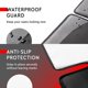 thumbnail image 4 of Protector de asiento de coche Helteko, 2 unidades, impermeable, negro, 4 of 7