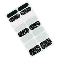 Magideal - 16 Uds. De Láminas Para Uñas De Gel Semicurado, Láminas Completas, Pegatinas Para Esmalte De Uñas, Parches Para Uñas, Pegatinas De Lámina Para Uñas De