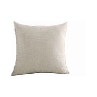 Genérico - Pack De 6 Fundas De Cojín Con Diseños Y Colores 43X43 Cm Lino Crudo