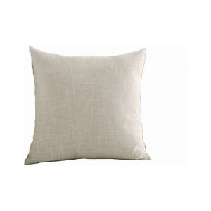Genérico - Pack De 6 Fundas De Cojín Con Diseños Y Colores 43X43 Cm Lino Crudo