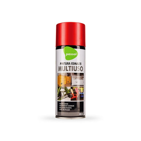 Pintura Spray Esmalte Acrílico Rojo 400 ml