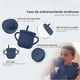 thumbnail image 3 of Platos Para Bebe Silicon 9 Pcs Vajilla Para Niños De Silicona De Grado Alimenticio Tazas Con Pajitas Cubierta De Merienda Cucharas Y Tenedores Baberos Fácil De Limpiar Apto Para Microondas, 3 of 4