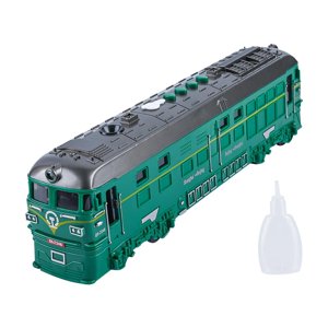 Magideal - Modelo De Tren Extraíble, Modelo De Tren Con Luz Y Sonidos Educativos De , Juguete De Tren Para Niños Para Regalos, Niñas, Niños Pequeños, Edades Verde