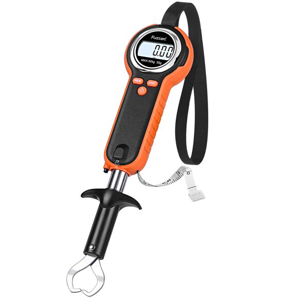 Balanza de pesca Fuzion 50 kg impermeable con cinta métrica de 150 cm