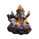 thumbnail image 2 of Quemador De Incienso De Reflujo Conos De Incienso De Cascada Estatua De Lord Ganesha Oro, 2 of 5