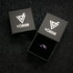 thumbnail image 3 of Anillo de Carburo de Tungsteno Nebula Noir Talla 11 USA Hombre, 3 of 3