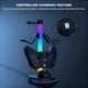 thumbnail image 3 of Soporte de carga universal con luz RGB para controladores de juego Xbox Series X/S, soporte para auriculares y hub USB, 3 of 8