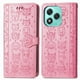 thumbnail image 2 of Funda Cartera FOXDOCK para Honor 400 Lite , Flip PU con Relieve de Gatos y Perros, Tarjetero y Soporte, 2 of 6