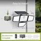 thumbnail image 3 of Luz solar de seguridad Philips 196 LED con sensor PIR remoto IP65, 3 of 8