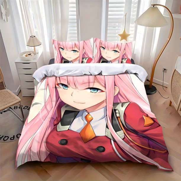 Hot Anime D-DARLINGS in the Cool F-FRANXXS Printed Pattern Suitable Suitable for Home Bedrooms Guest Rooms