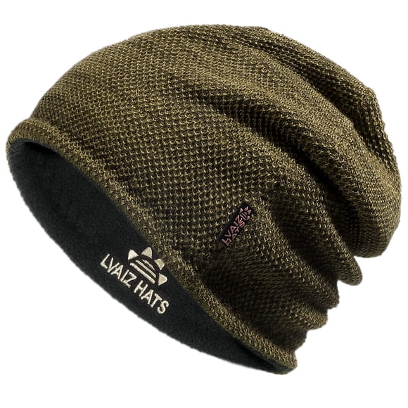 Gorro reversible forrado de forro polar Lvaiz Hats con diseño de calavera