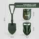 thumbnail image 4 of Pala Plegable para Camping Multifuncional Kano Mostny Verde, 4 of 9