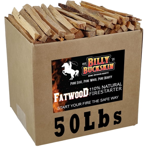 Palitos encendedores Fire Starter Sticks BILLY BUCKSKIN 23 kg de fatwood natural