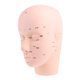thumbnail image 4 of cabeza de entrenamiento suave maniquí con acupuntos maquillaje de pesta?as masaje de práctica, 4 of 5
