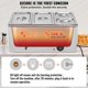 thumbnail image 4 of Calentador de alimentos VEVOR de 4 recipientes, 24 QT, mesa de vapor eléctrica comercial, 4 of 9