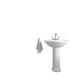 thumbnail image 2 of Cartel Metálico Reglas Del Baño Decorativo Blanco, 2 of 3