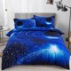 thumbnail image 1 of Galaxy Universe Quilt Duvet Cover Set Comforter Cover Super Kids3-Piece Bedding Set, 1 of 5
