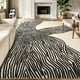 thumbnail image 1 of Alfombra Moderna Yihouse 58 Pies Blanco y Negro, 1 of 3