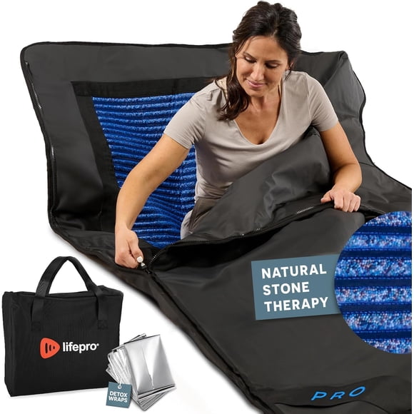 Manta infrarroja para sauna LifePro RejuvaWrap con interior impermeable