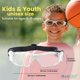 thumbnail image 4 of Gafas de Seguridad BLUE CUT para Niños Antivaho Blancas, 4 of 7