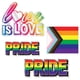 thumbnail image 1 of Decoraciones de pared recortadas Beistle Pride multicolor, paquete de 12, 1 of 2