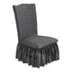 thumbnail image 2 of Fundas Extraíbles Para Sillas De Banquete Fundas Elásticas Para Sillas De Comedor Gris Oscuro, 2 of 5