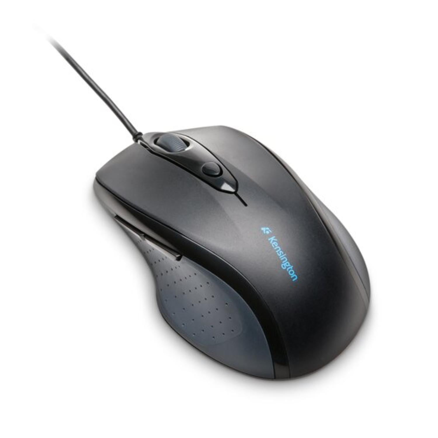 Mouse Kensington Pro Fit Con Cable Usb Ergonómico Negro