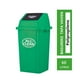 thumbnail image 3 of Basurero 60 Litros Tapa Vaiven Verde, 3 of 3